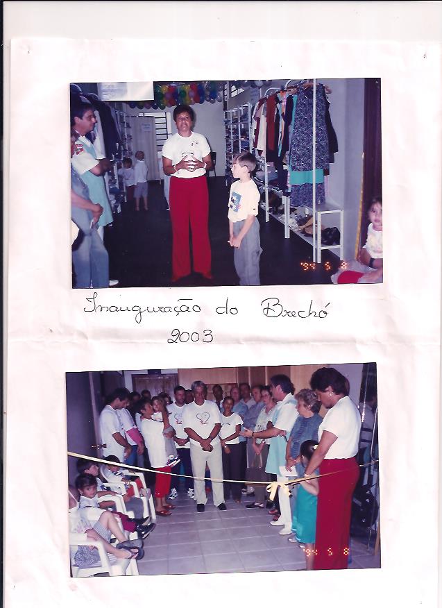 Inauguração do Brechó