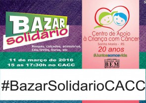 Bazar Solidário dos 20 anos