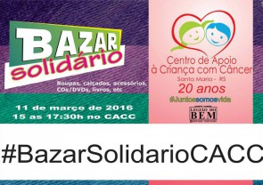 Bazar e Leilão Solidários do CACC